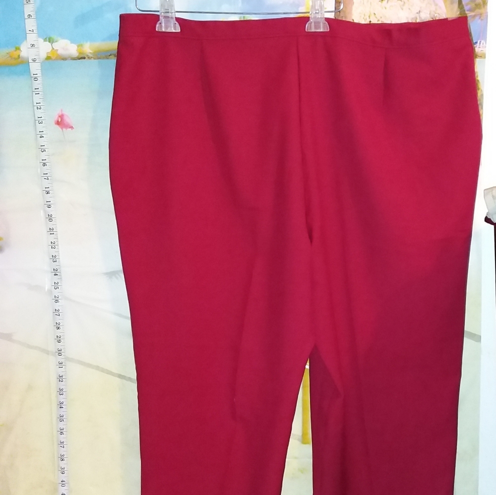 Plus size 32/34 red slacks